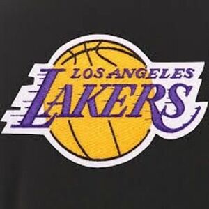 JH Design Los Angeles Lakers Varsity Jacket Black Large New With Tags